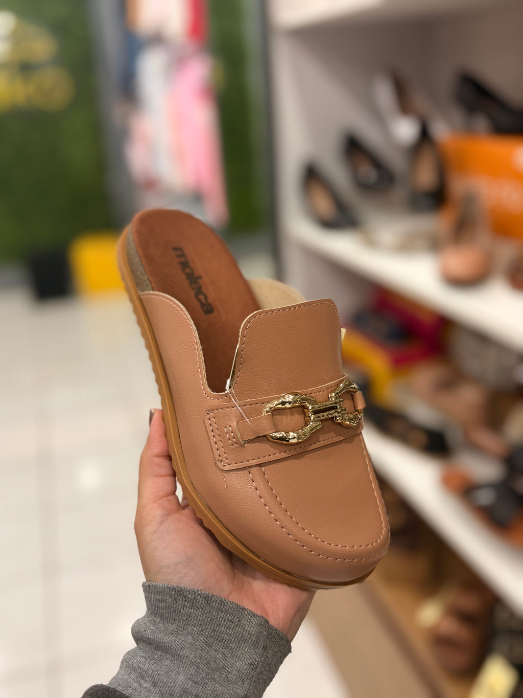 Mule Moleca Caramelo