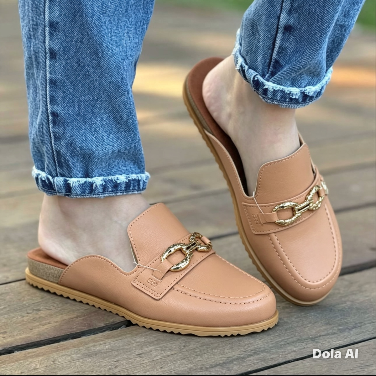 Mule Moleca Caramelo